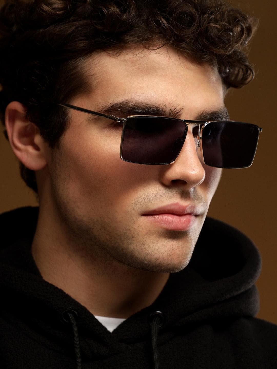 Buy Voyage Unisex Rectangle Sunglasses With UV Protected Lens 2057MG3573Z - - Accessories for Unisex