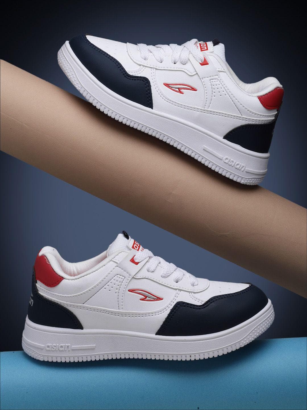 ASIAN Boys Colourblocked Round Toe Memory Foam Sneakers