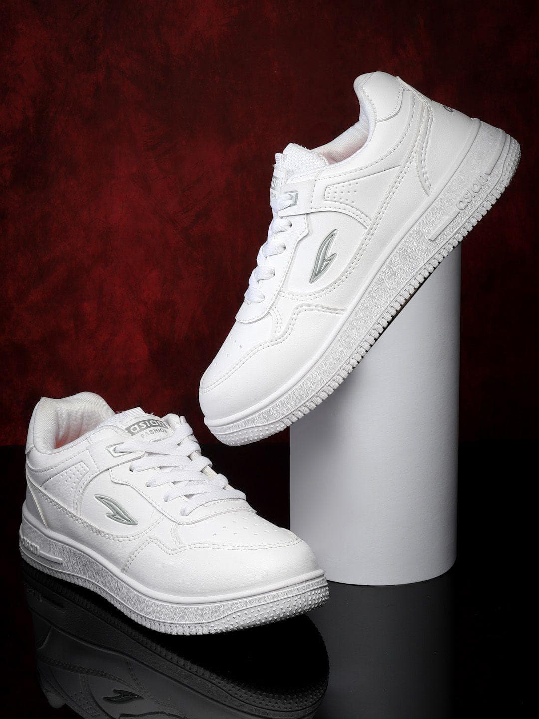 ASIAN Boys Round Toe Memory Foam Sneakers