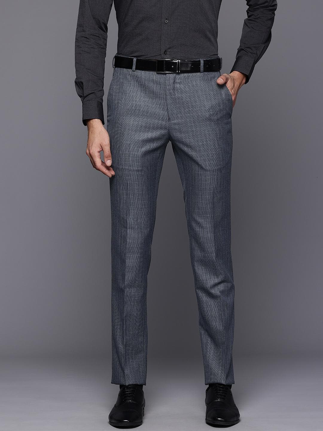Raymond Men Slim Fit Formal Trousers