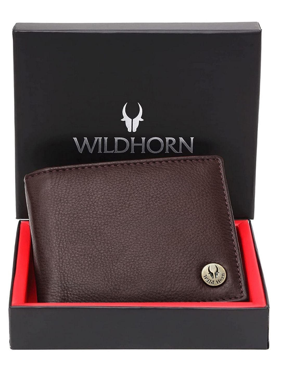 Buy WildHorn Men Leather Two Fold Wallet - - Accessories for Men