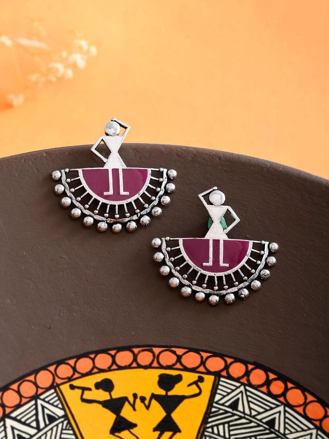 Buy Warli Show Me Your Thumka Earrings - - Accessories for Women