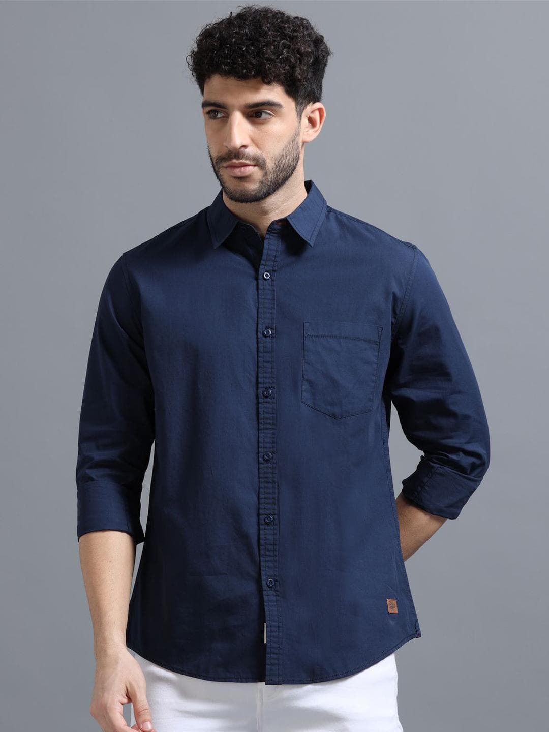 The Roadster Lifestyle Co Cotton Full Sleeve Shirts