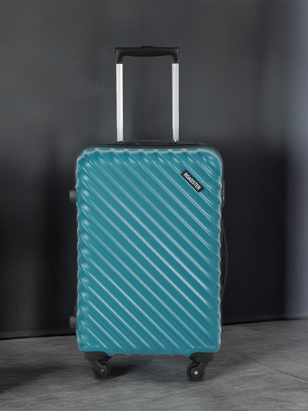 Roadster Textured Hard-Sided Medium Trolley Bag