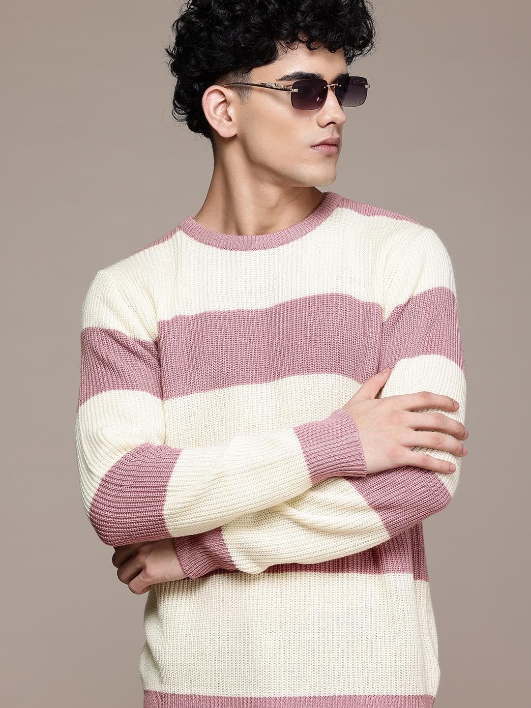 The Roadster Lifestyle Co. Colorblocked Acrylic Pullover