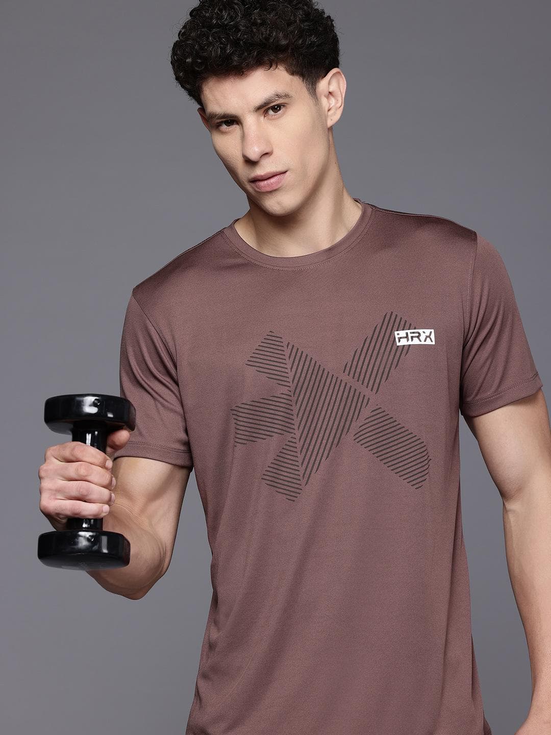 HRX by Hrithik Roshan Brand Logo Rapid-Dry Training T-shirt