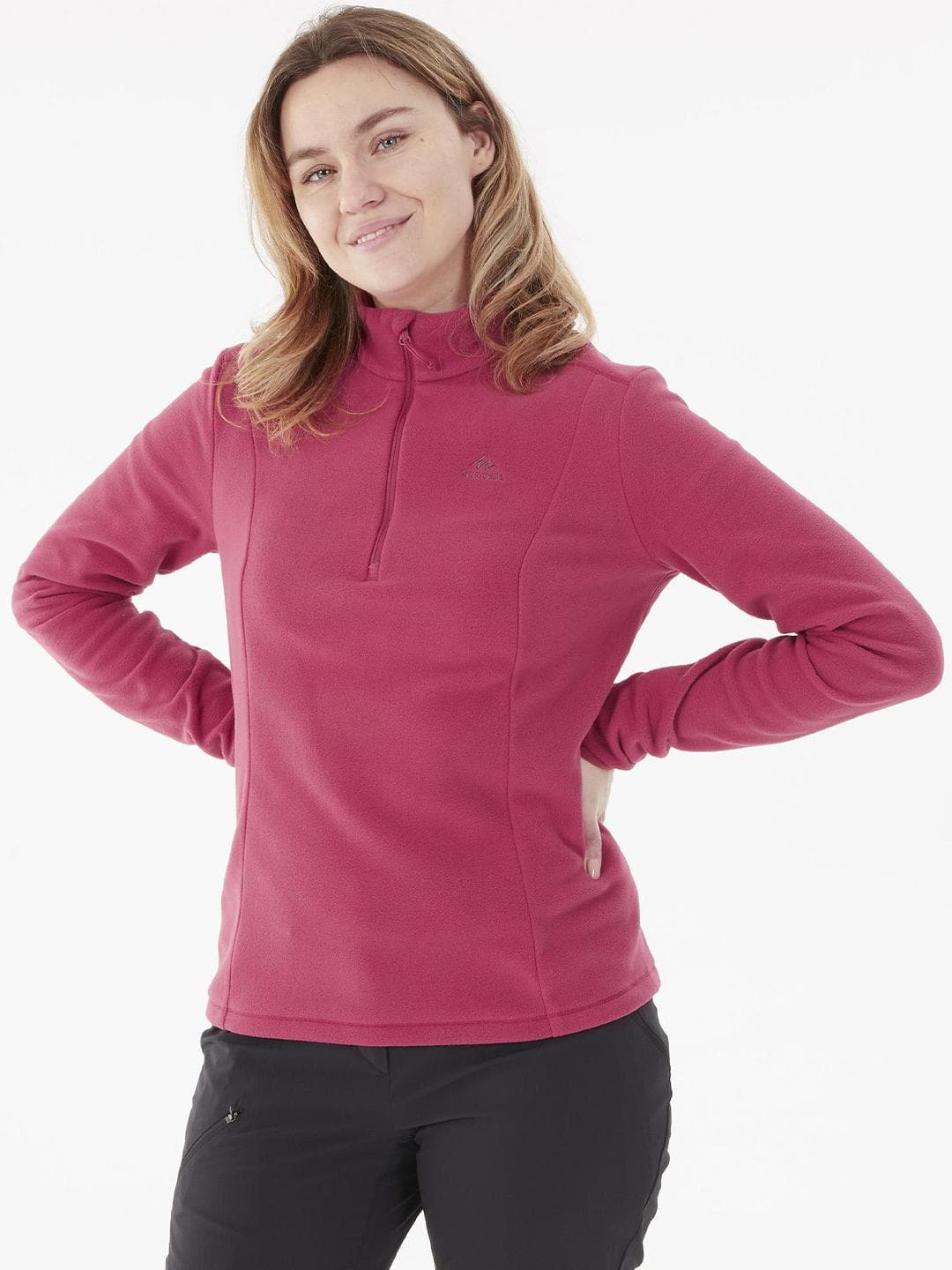 Decathlon Quechua - Women Pink MH 100 Breathable Mountain Hiking Jacket