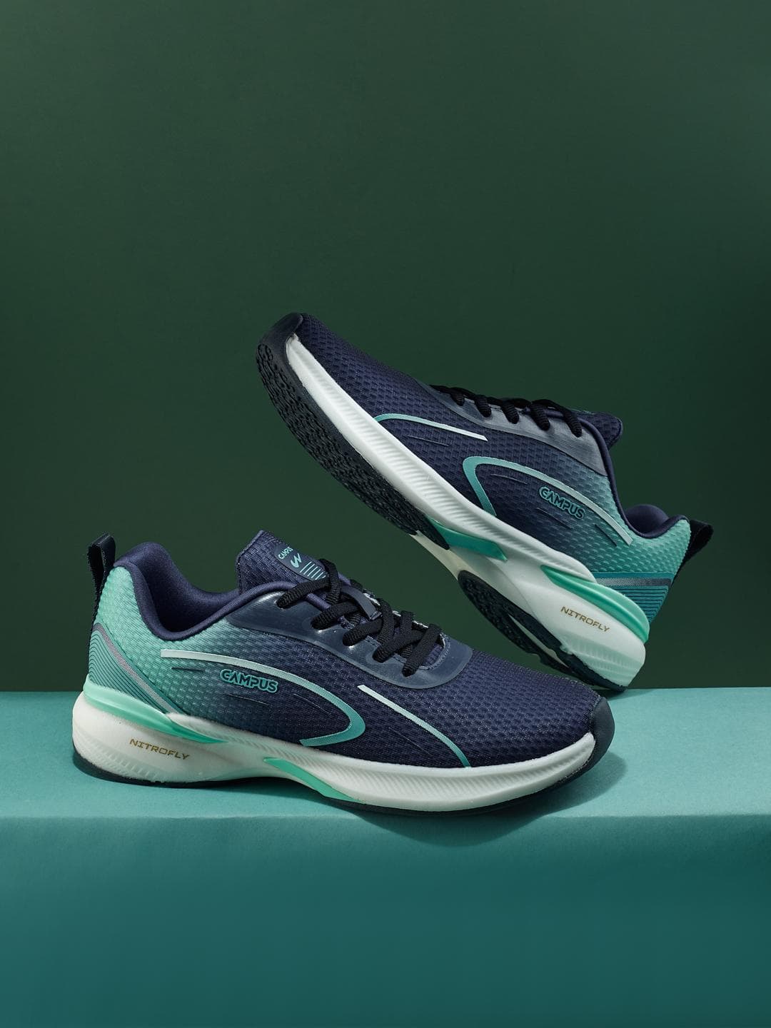 Campus Women REVI Mesh Running Non-Marking Shoes
