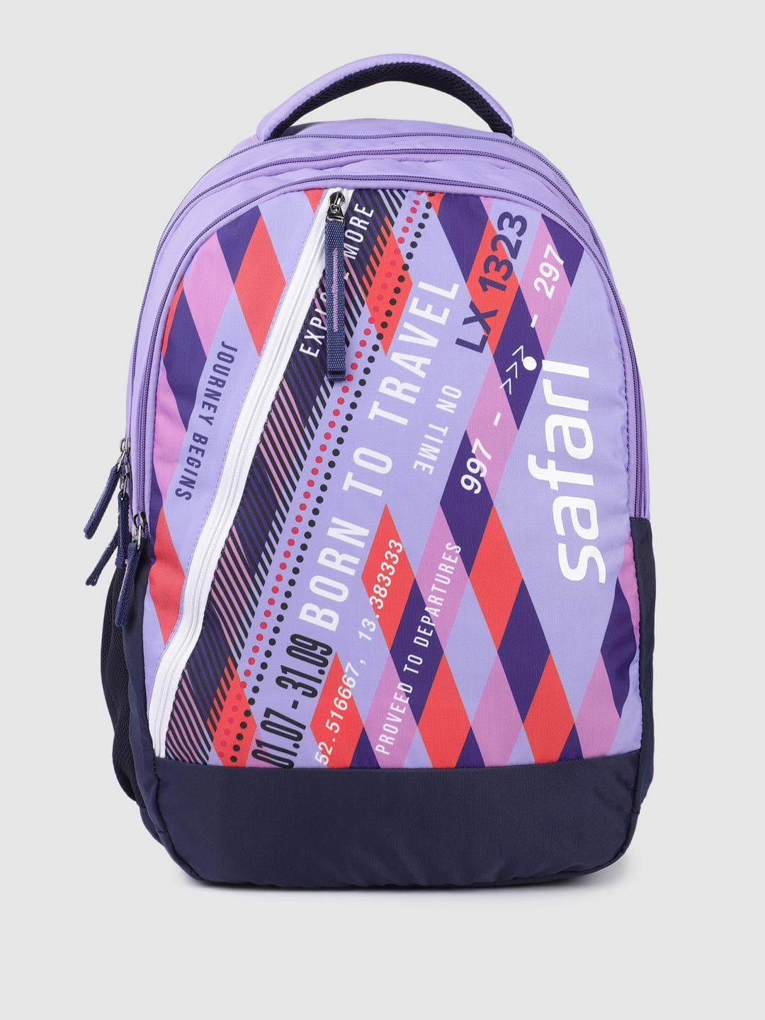 Safari Flight 35L Unisex Printed Casual Backpack School/College Bag with Bottle Holder