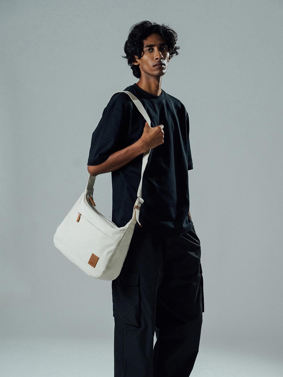Buy DailyObjects Ivory March Crossbody Bag Large - - Accessories for Unisex