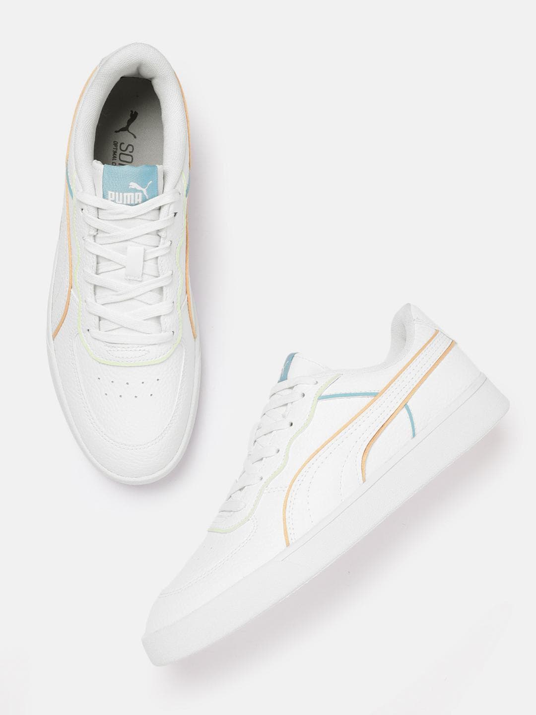PUMA Men Galaxium Sneakers with Perforated Detail