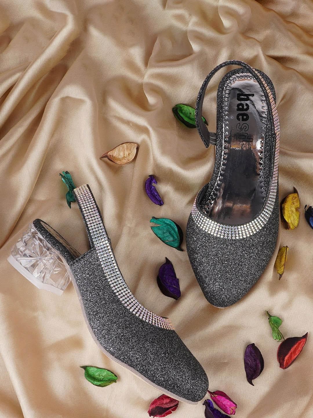 BAESD Girls Party Block Mules