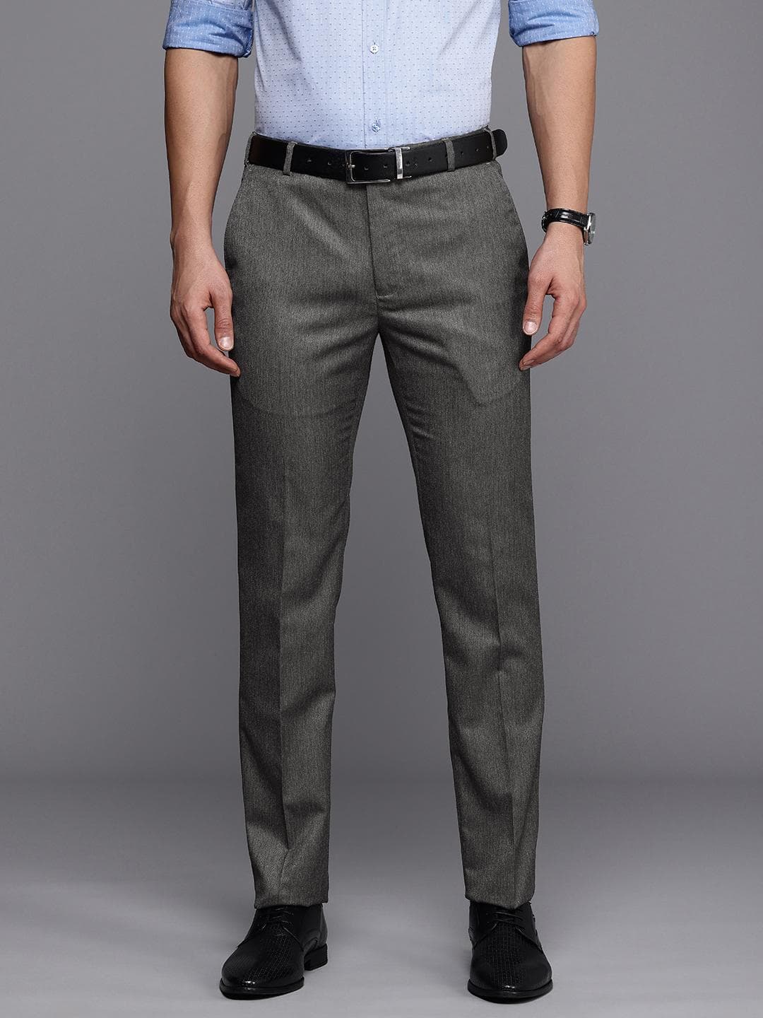 Raymond Men Slim Fit Formal Trousers