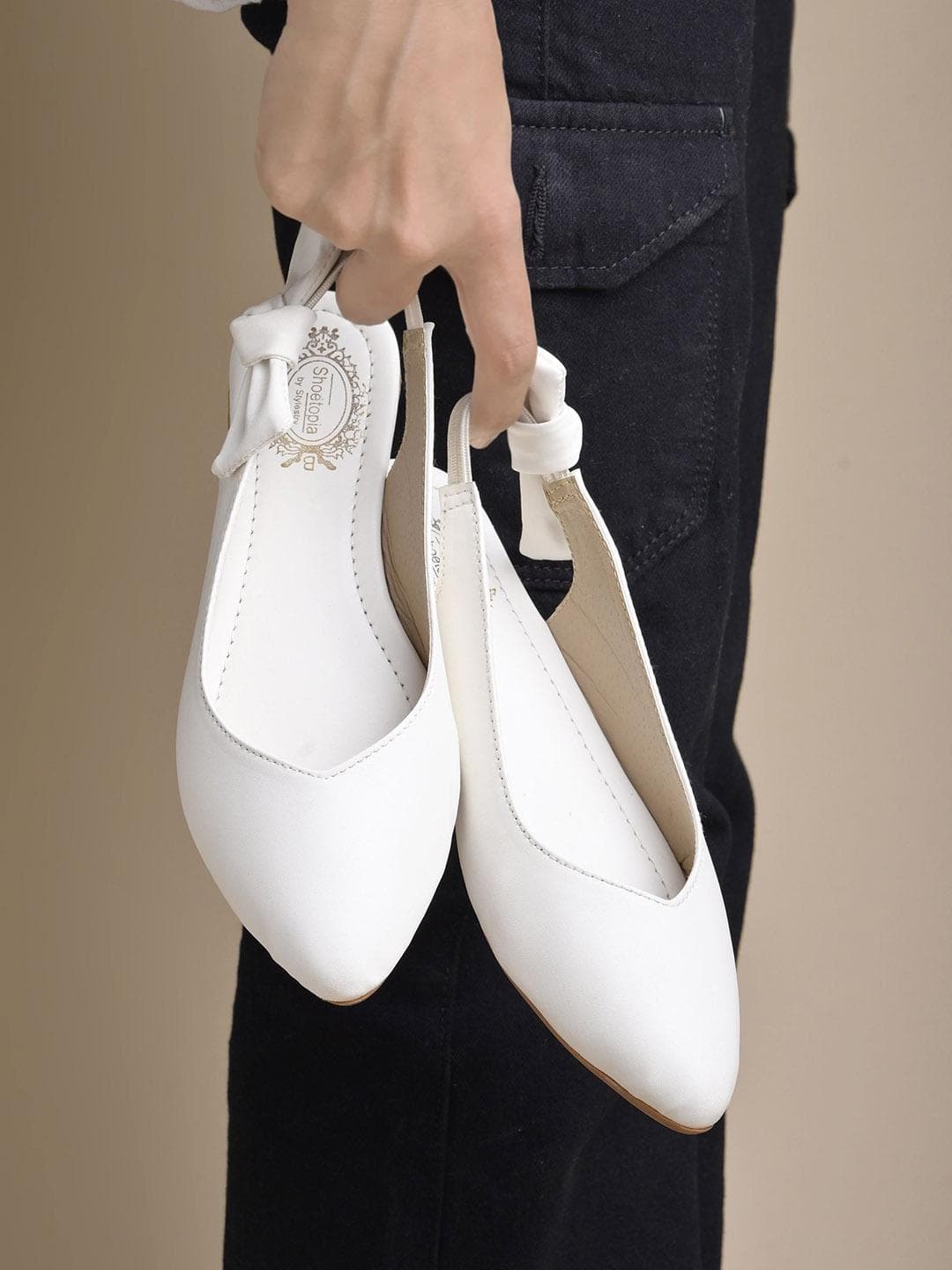 Shoetopia Girls Ballerinas with Bows Flats