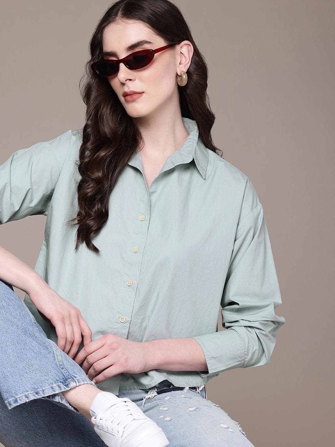 Roadster Women Oversized Casual Shirt