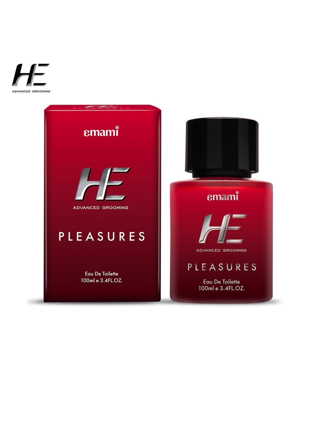 Buy HE Advanced Grooming Men Pleasures Long Lasting Eau De Toilette 100ml - - Personal Care for Men