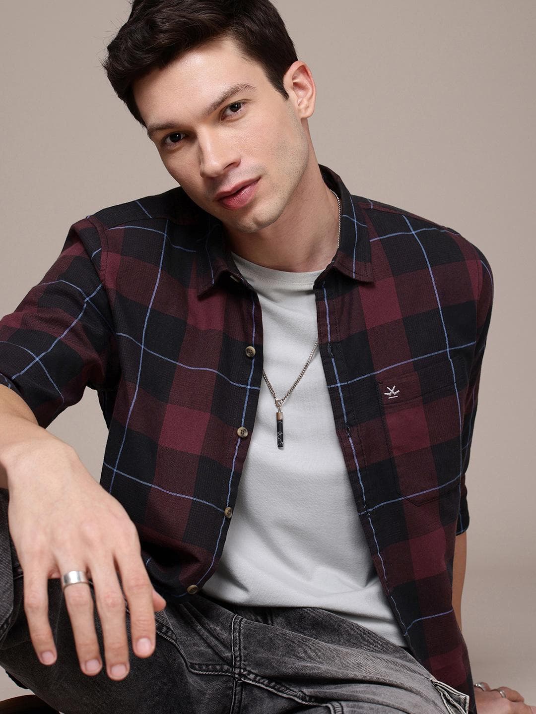 WROGN Checked Casual Shirt