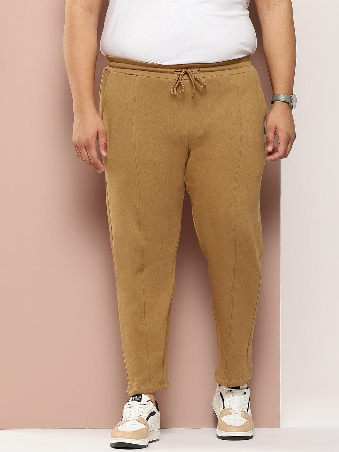 Sztori Men Plus Size Solid Track Pants