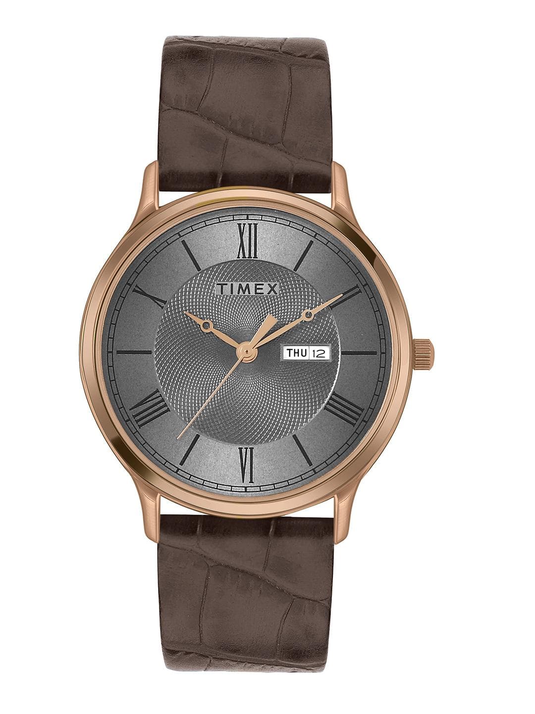 Buy Timex Round 42mm Grey Dial Analog Men Watch TWTG10512 - - Accessories for Men