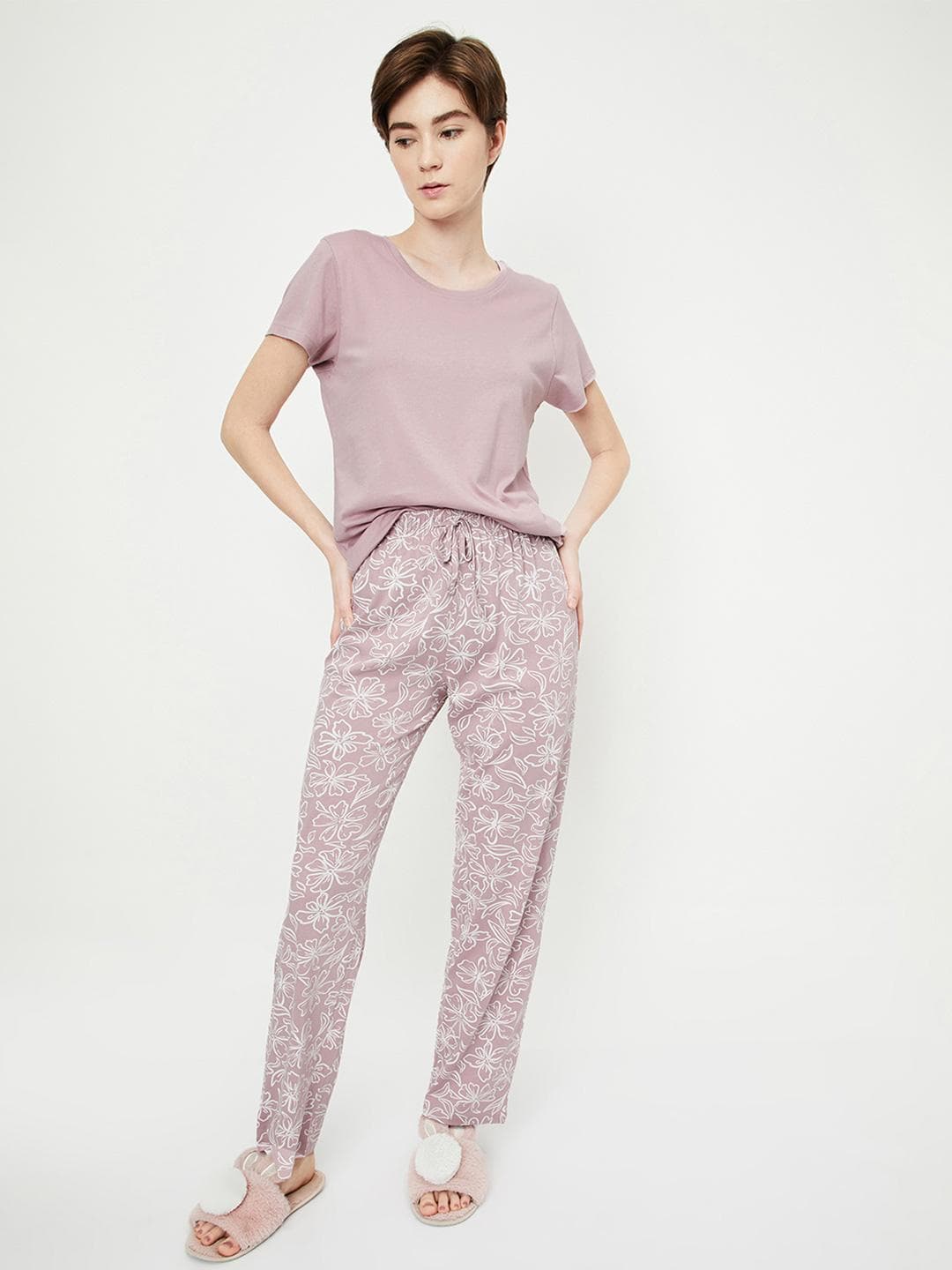 max Women Pure Cotton Night suit
