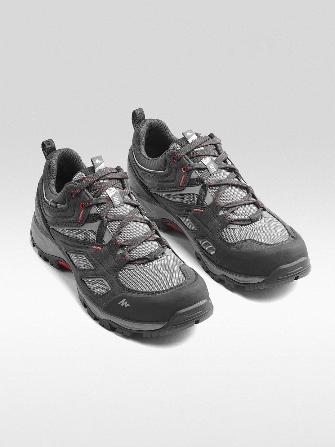 Decathlon Quechua - Men Grey MH100 Waterproof Hiking Shoes