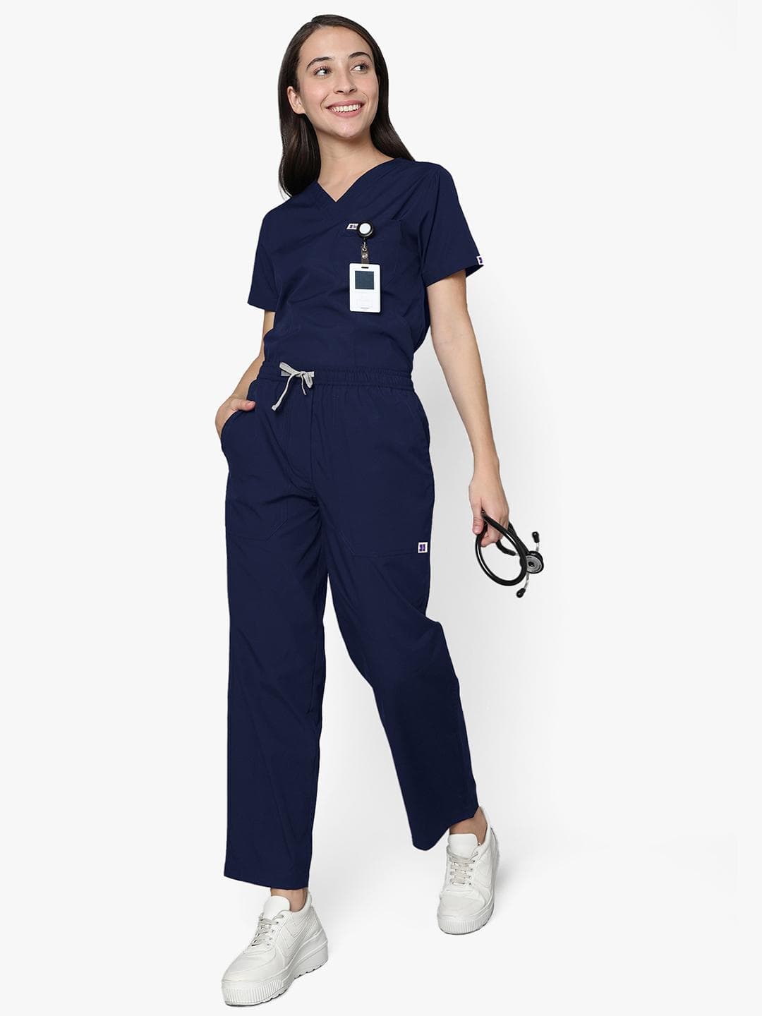 Buy KNYA Women Doctors 5 Pocket NewGen Scrub Suit - - Apparel for Women