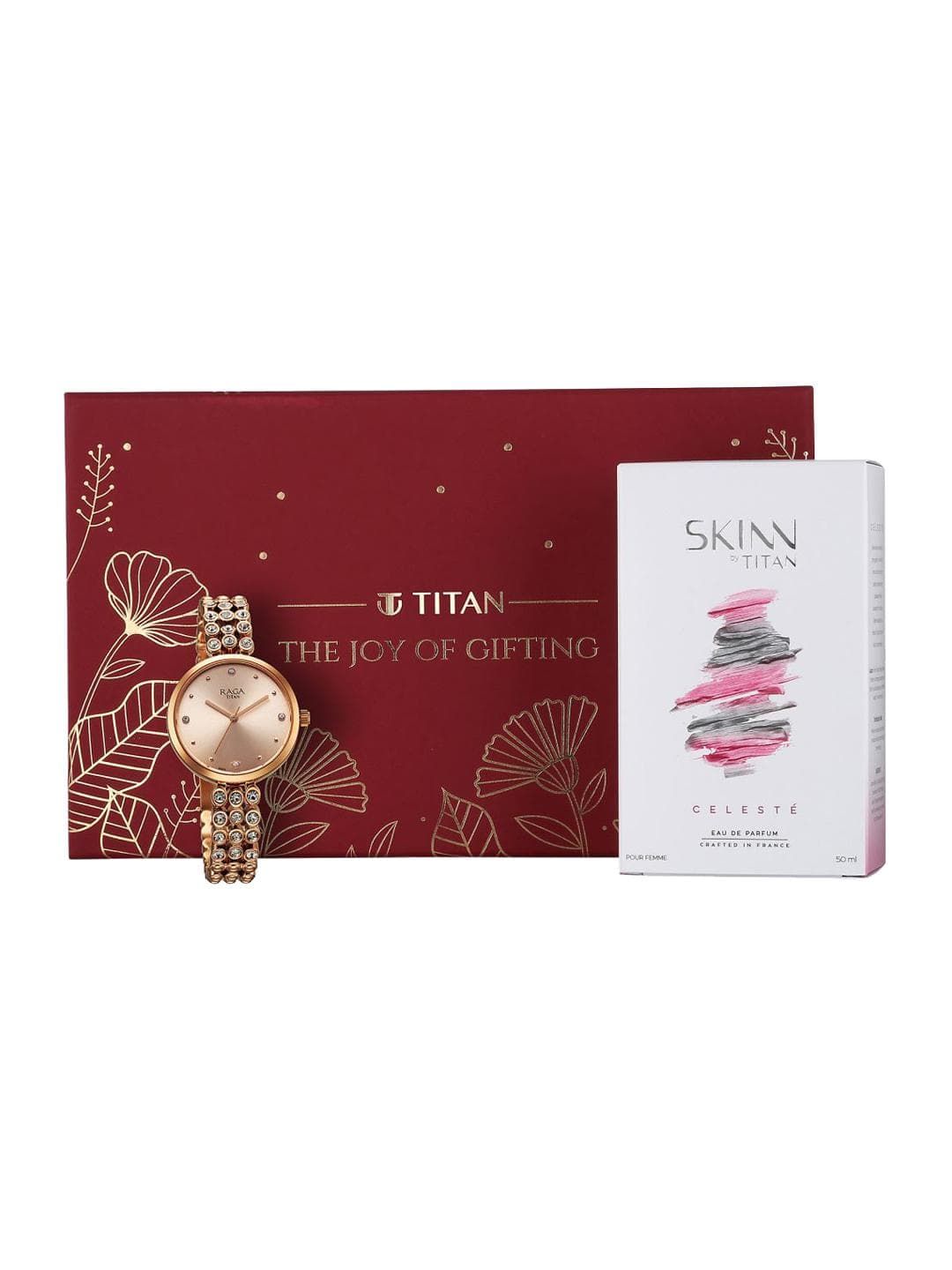 Titan Women Raga Watch With Celeste EDP Set - 50ml