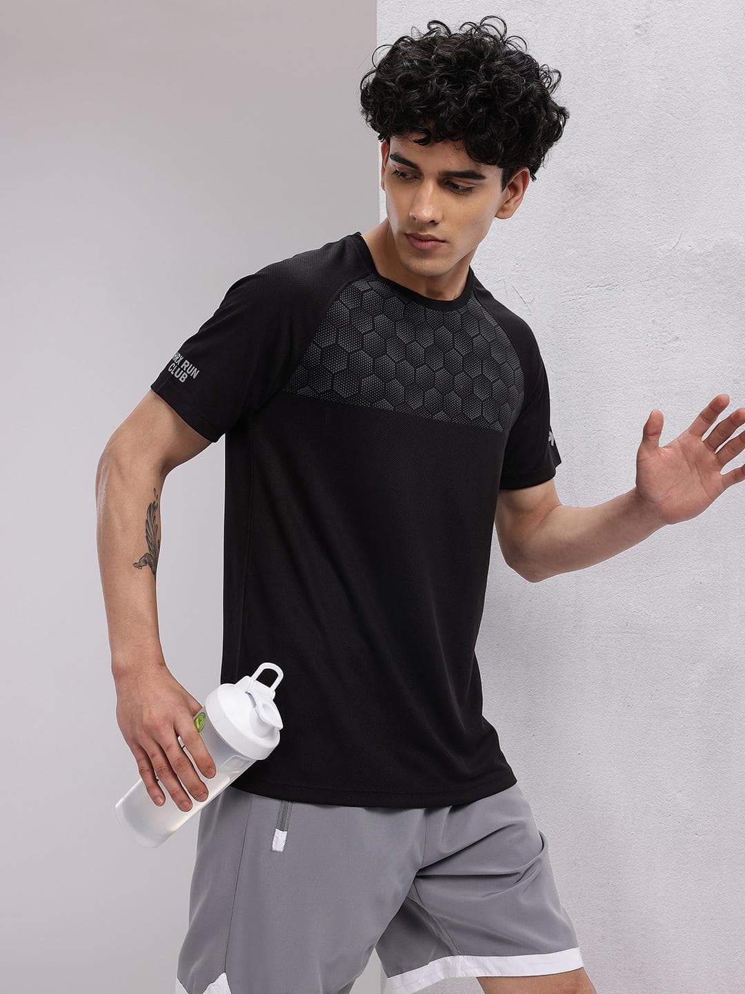HRX by Hrithik Roshan Rapid Dry Printed Running T-Shirt