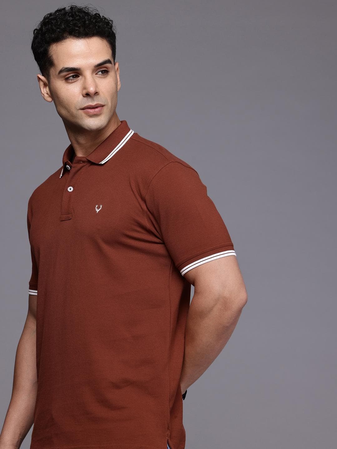 Allen Solly Polo Collar Pure Cotton T-shirt