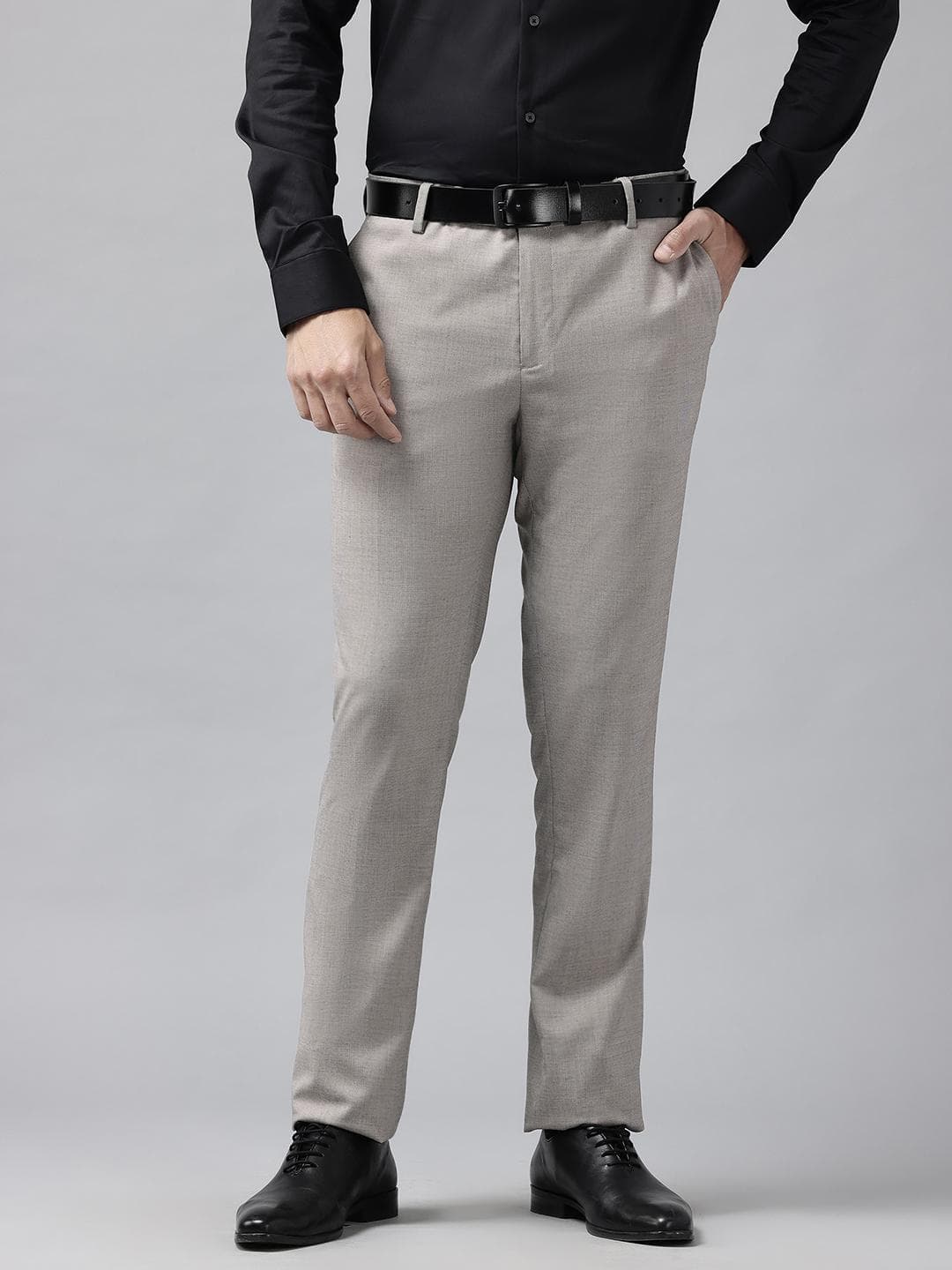 Arrow Men Original Tapered Fit Formal Trousers