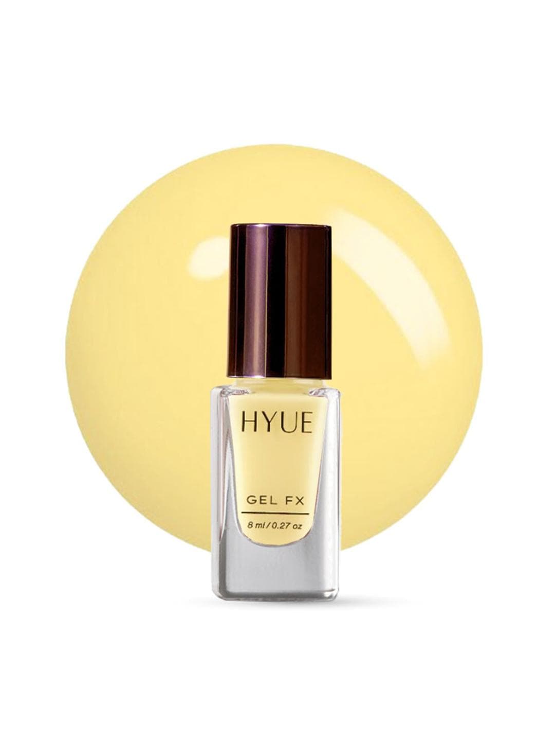 HYUE Gel FX Nail Paint Canary Butter Fast Dry and Chip Resistant - 14 Day Long Wear 8ml
