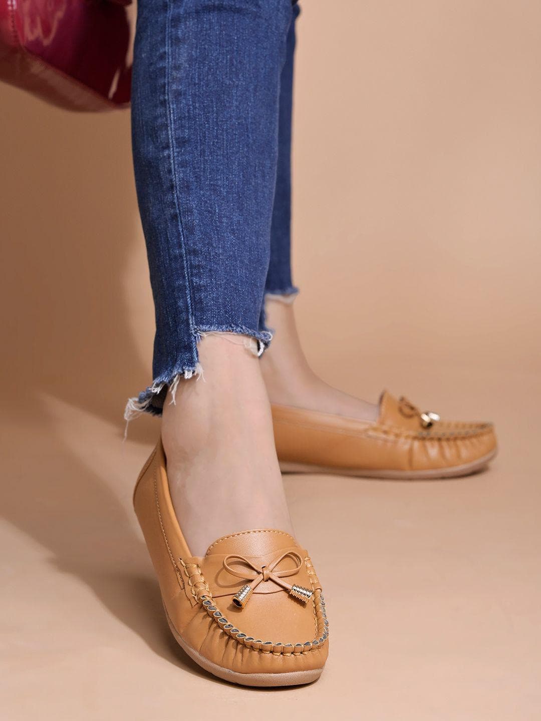 Shoetopia Girls Bow Detail Ballerinas