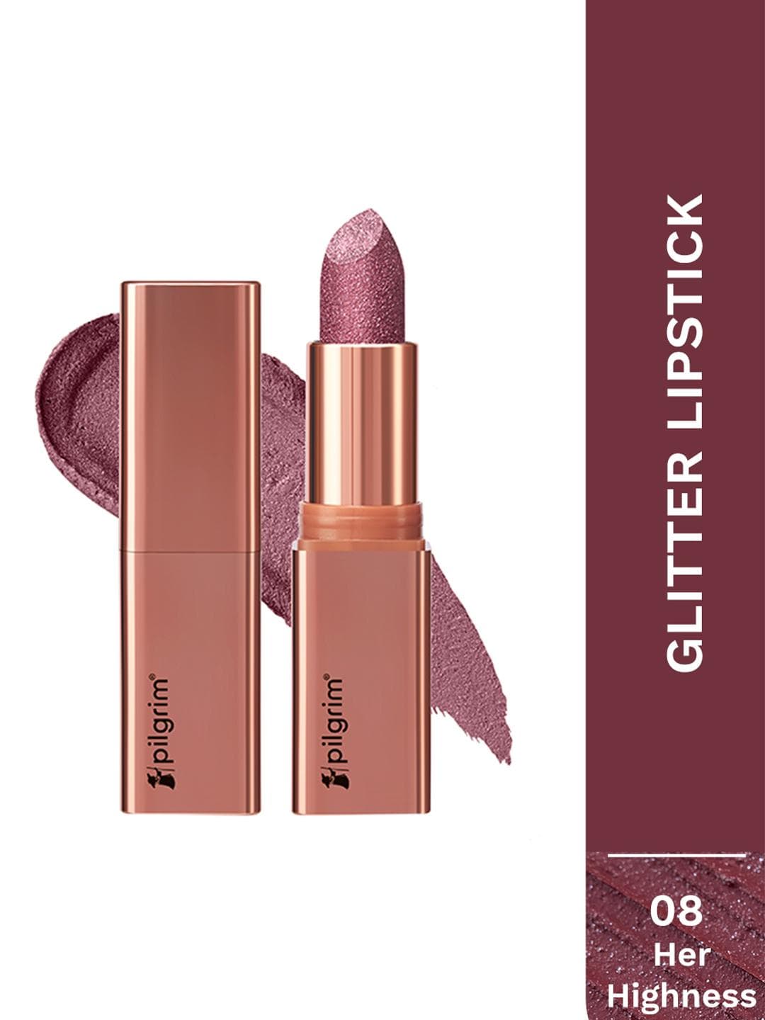 Buy Pilgrim Dubai Bling 3D Glitter Formula With Matte Finish Lipstick 4.2 G Her Highness 08 - - Personal Care for Unisex