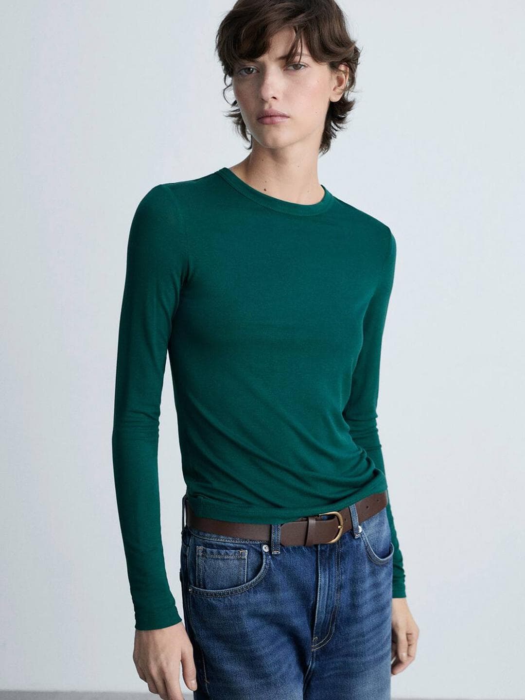 MANGO Round-Neck T-shirt