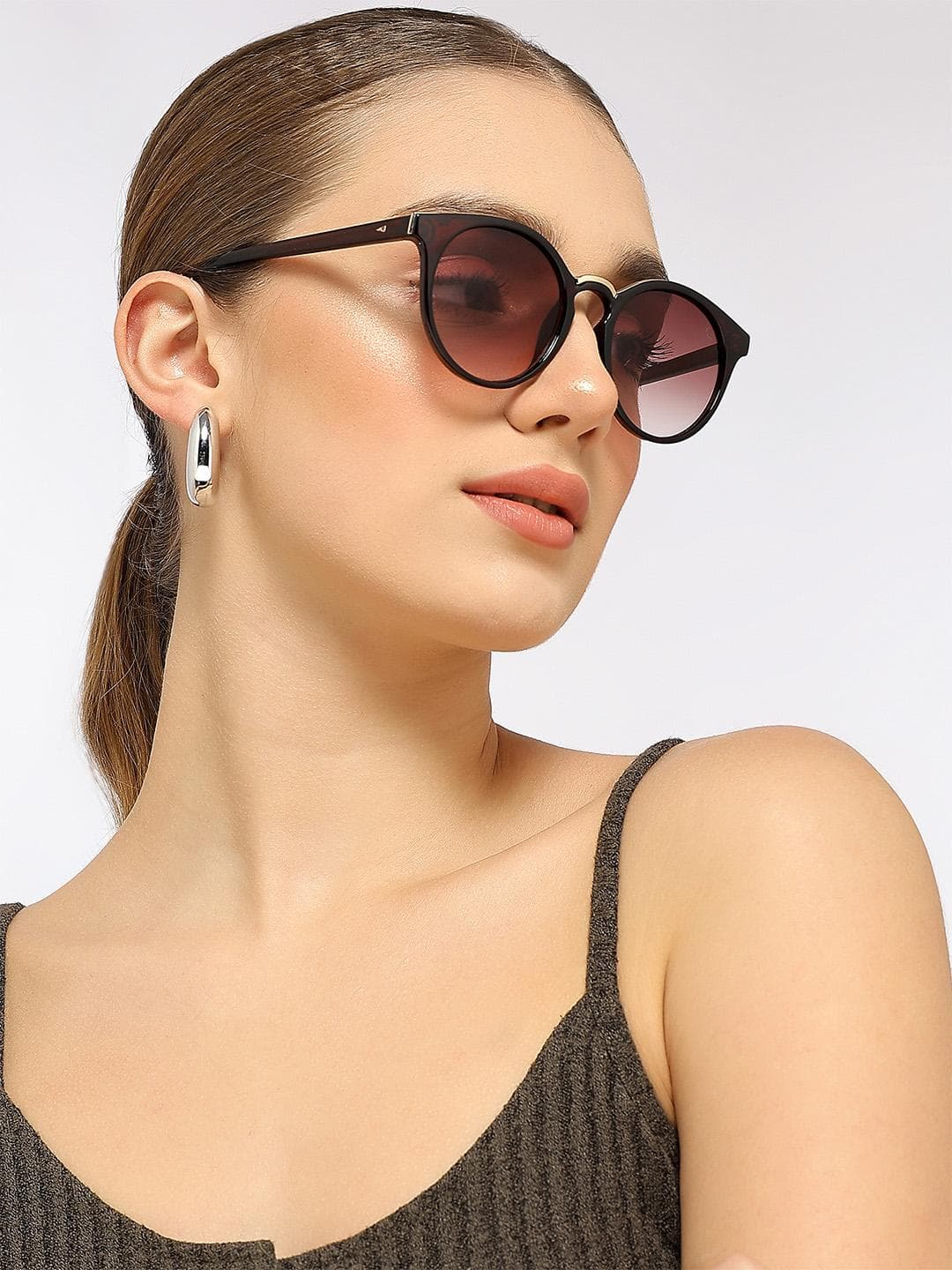 Buy Eyejack By Voyage Unisex Cateye Sunglasses With UV Protected Lens 30101CL887 - - Accessories for Unisex