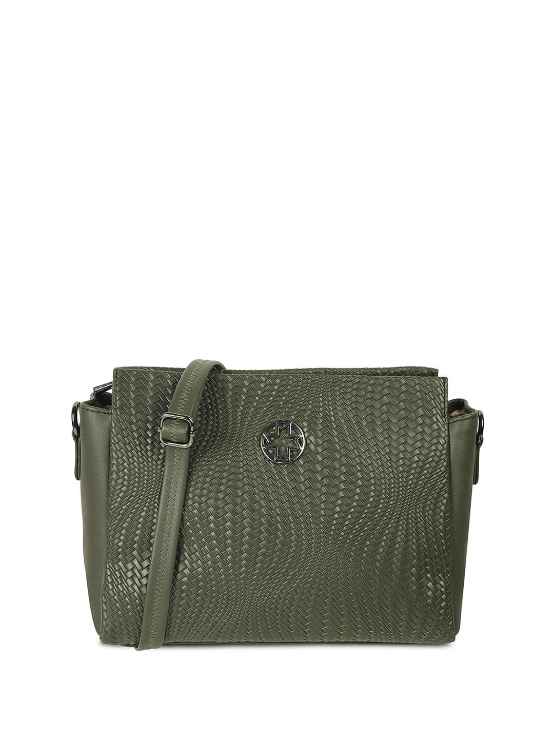 Buy Metro Women Textured Structured Sling Bag - - Accessories for Women