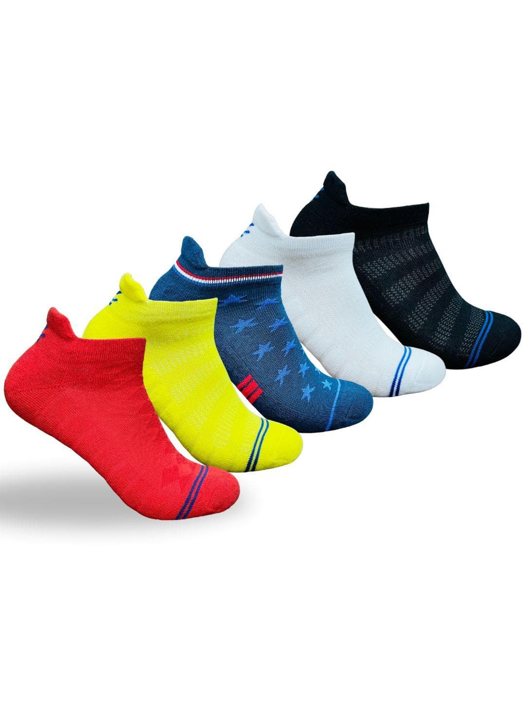 Buy WROGN Unisex Pack Of 5 Assorted Ankle Length Socks - - Accessories for Unisex
