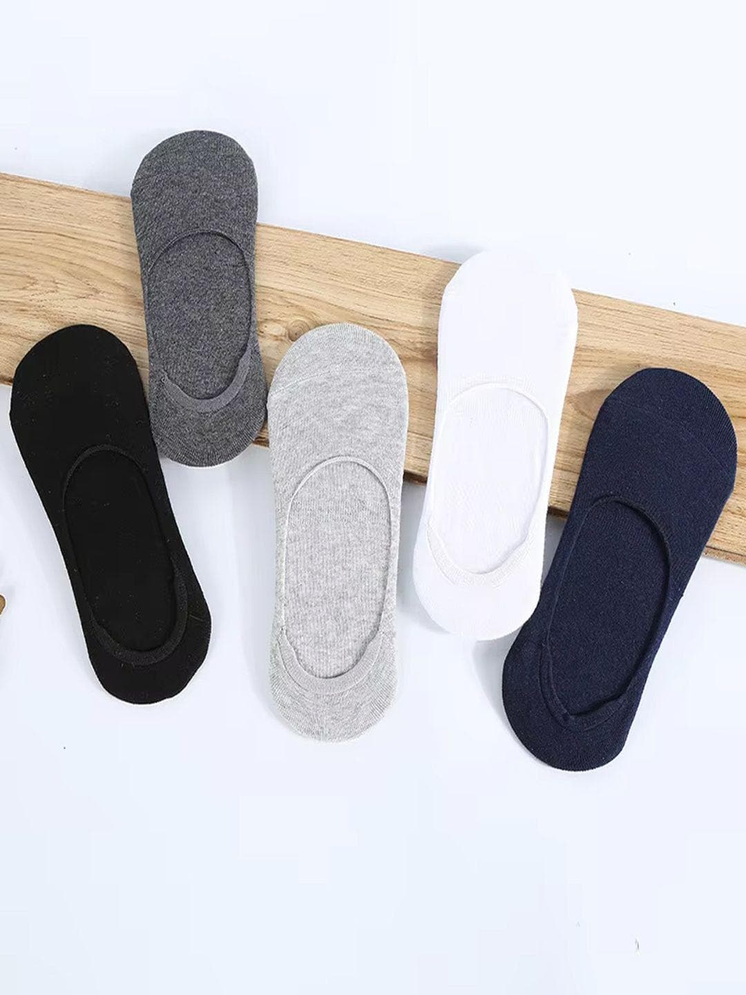 FIMS Unisex Pack Of 5 Anti-Slip No Show Low Cut Sports Loafer Socks