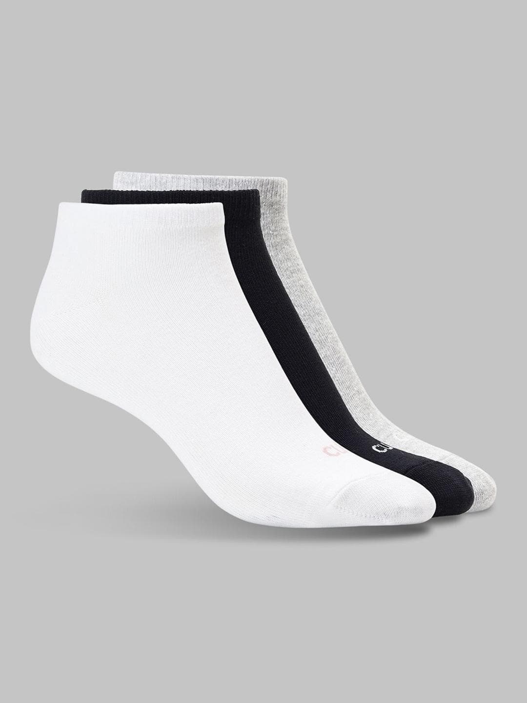 CULT Women Pack of 3 Low Ankle Cotton Socks Multi Colour