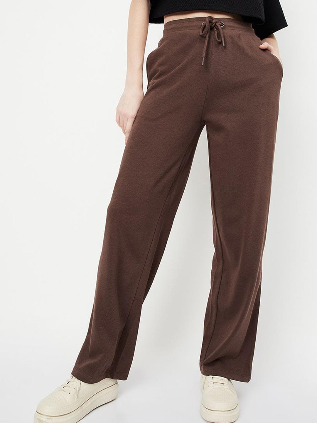 max Women Mid-Rise Track Pants