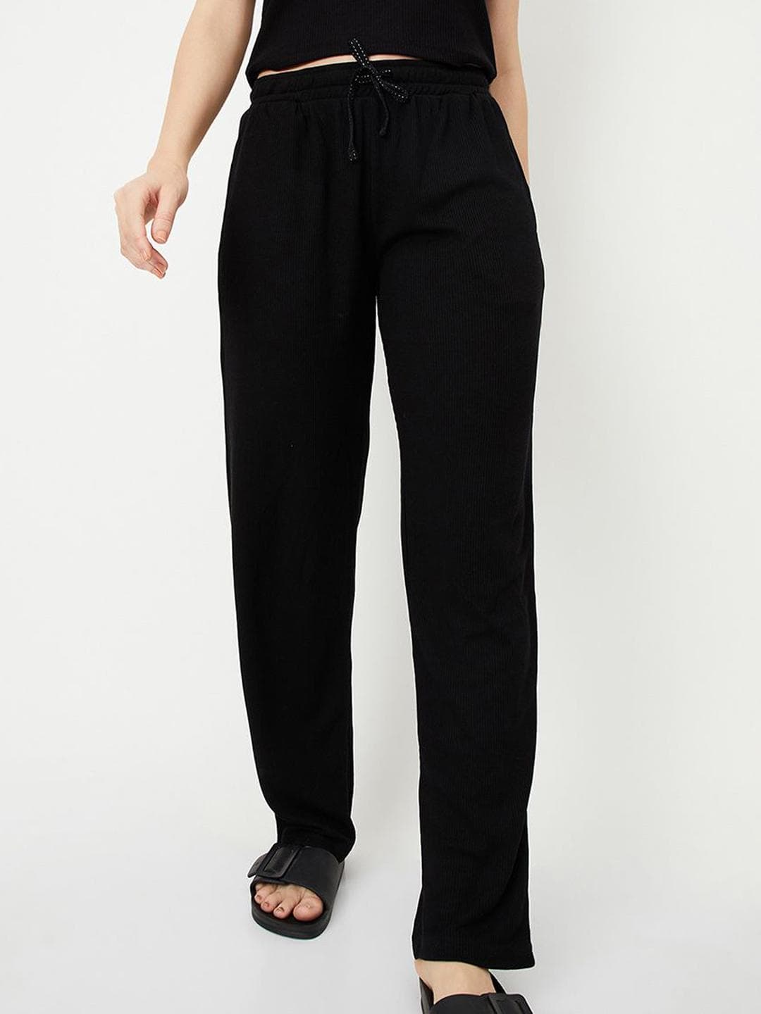 Buy Max Women Pure Cotton High Rise Lounge Pants - - Apparel for Women