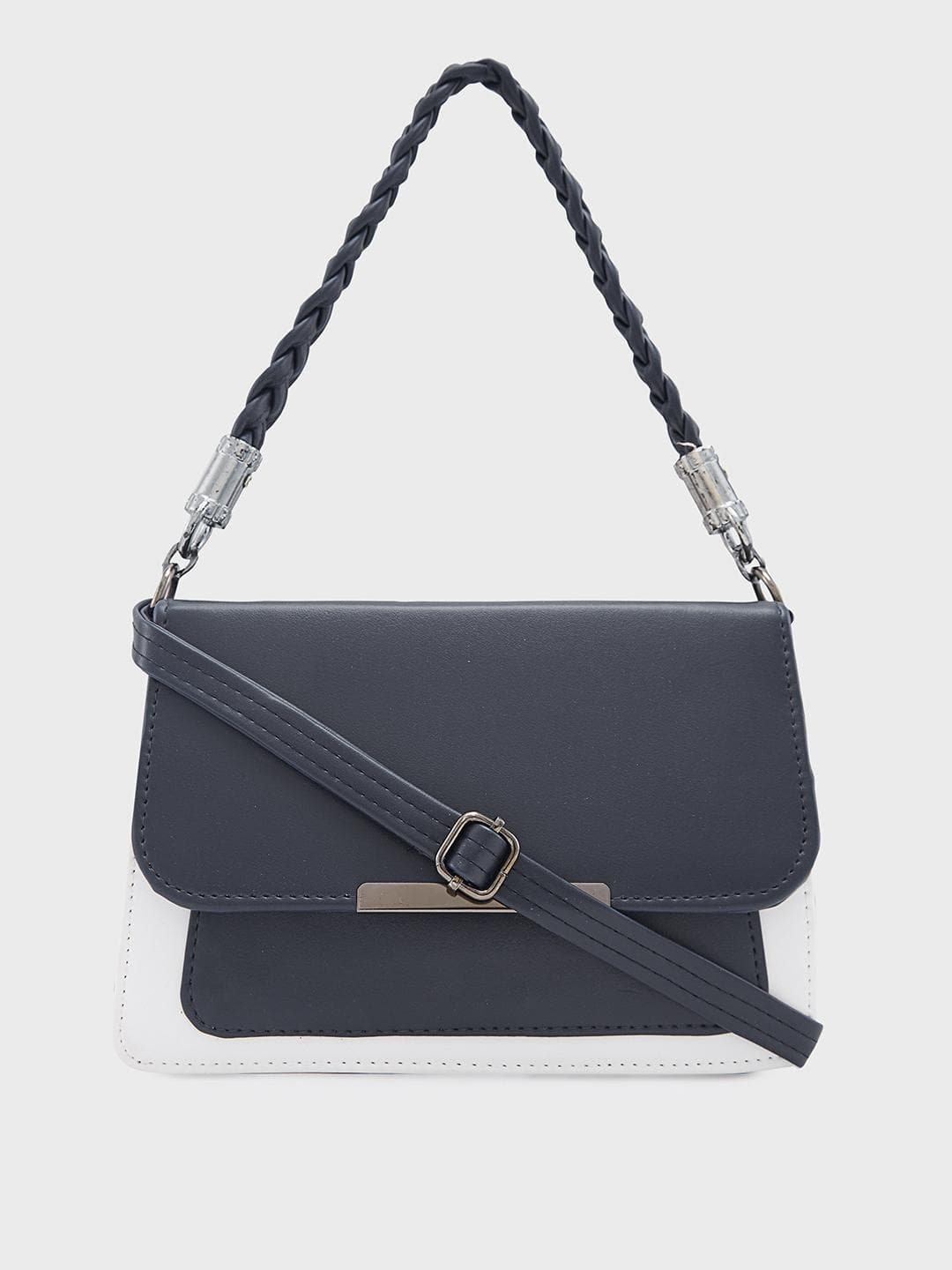 Buy Caprese Colourblocked Structured Satchel Bag - - Accessories for Women