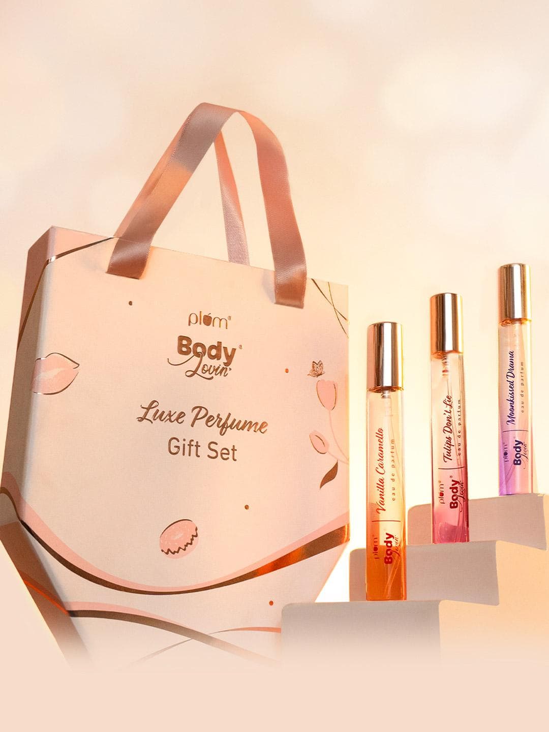 Plum Body Lovin' Set Of 3 Luxe Long Lasting Perfume Gift Set - 15 ml Each