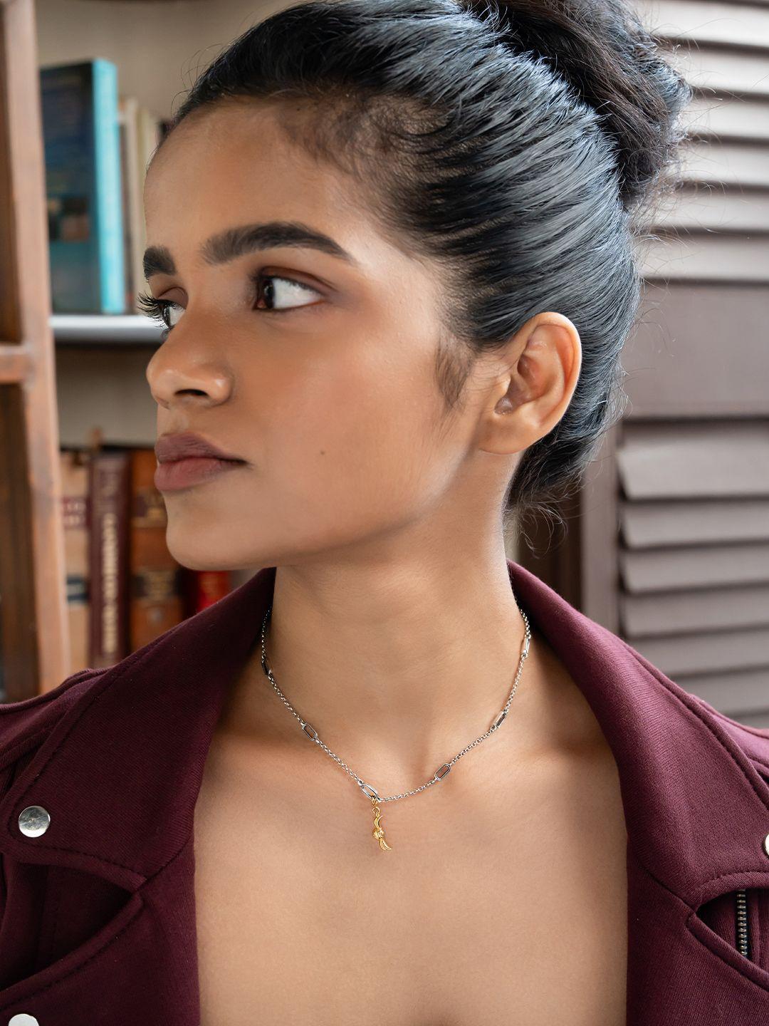 Buy SHAYA Unisex 925 Silver Gold Plated Snitch Necklace Charm - - Accessories for Unisex