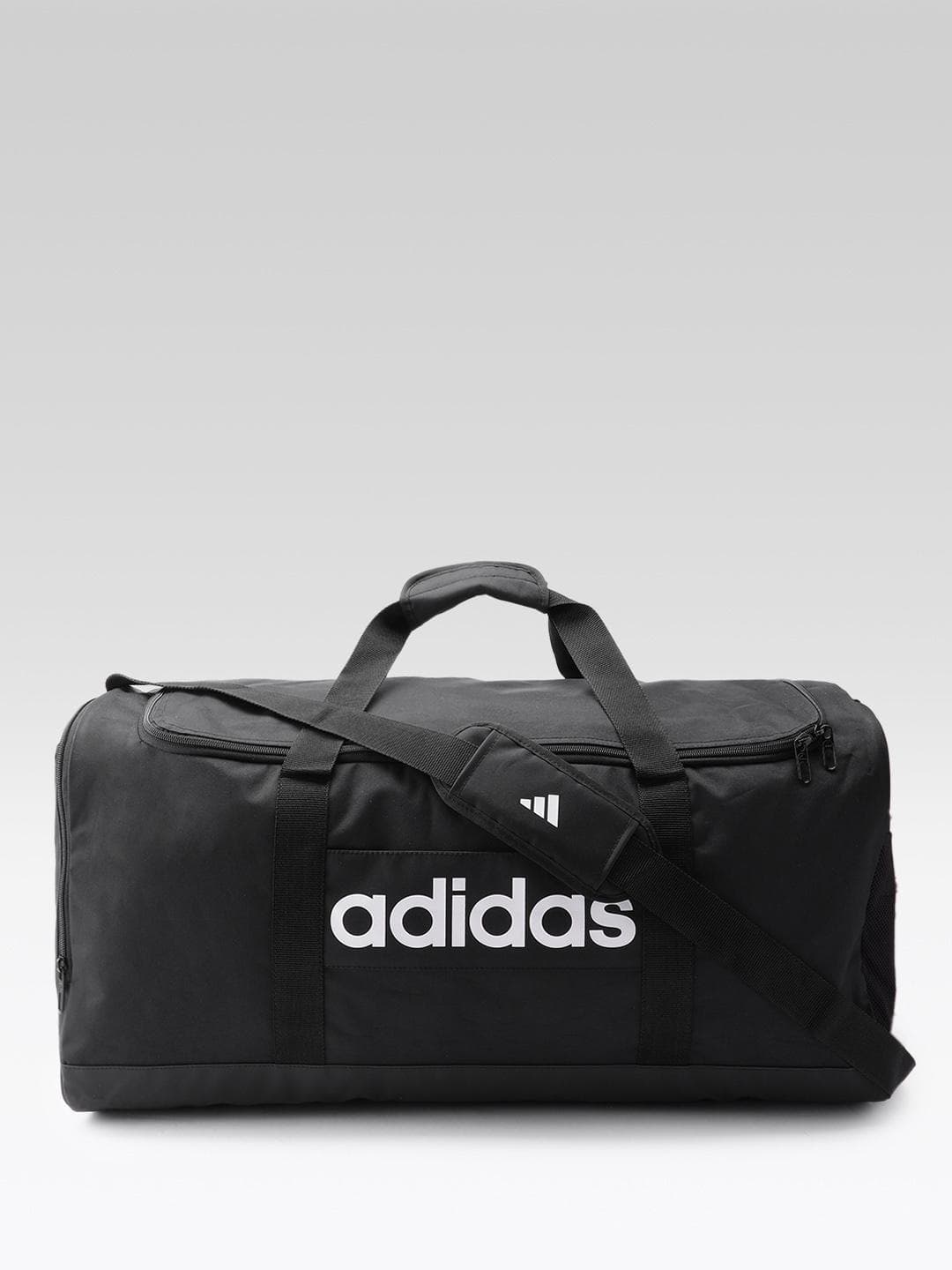 ADIDAS Unisex Linear Brand Logo Printed Duffle Bag