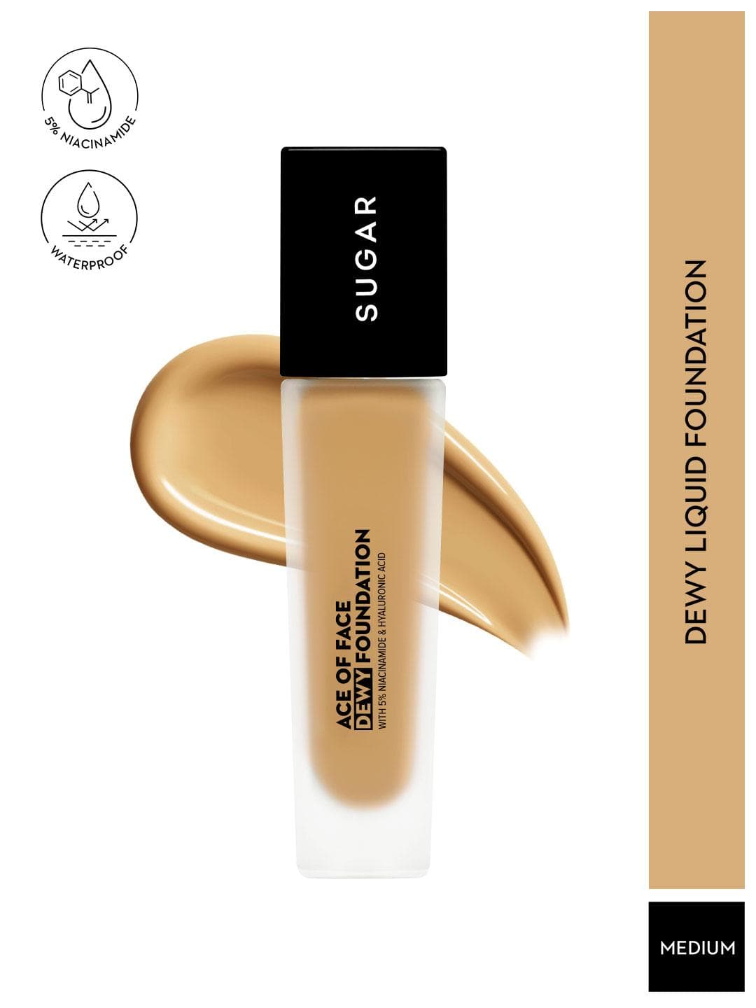 Buy SUGAR Ace Of Face Dewy Foundation 37 Freddo 30Ml (799) - - Personal Care for Women