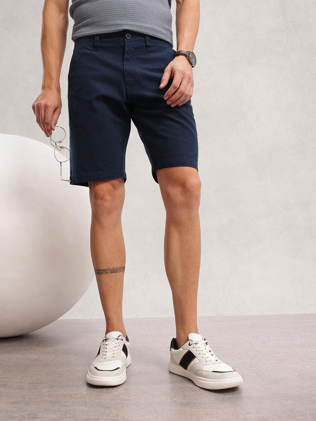 Nautica Men Slim Fit Pure Cotton Chino Shorts