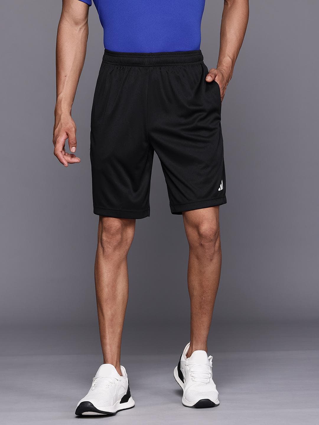ADIDAS Men Brand Logo Detail Aeroready Sports Shorts