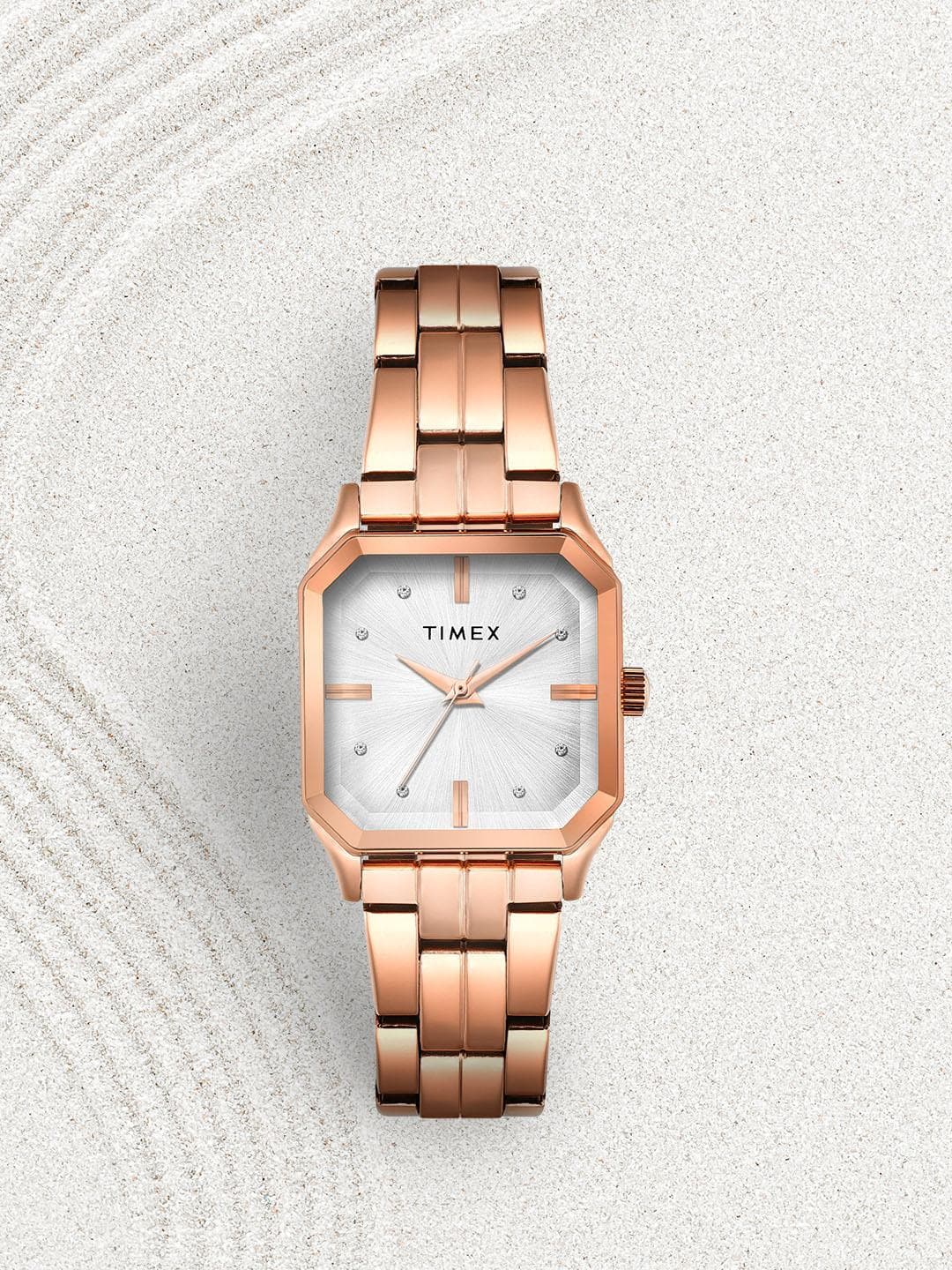 Timex Women Stainless Steel Dial & Bracelet Style Straps Analogue Watch TWEL21801