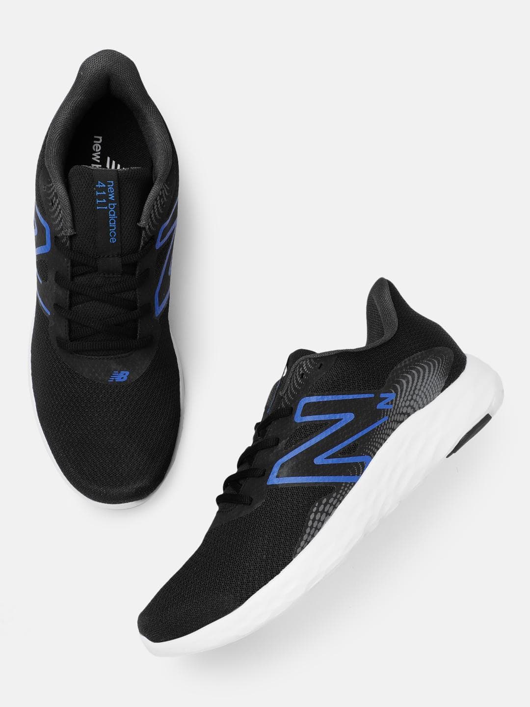 Buy New Balance Men 411YB3 Woven Design Running Shoes - - Footwear for Men